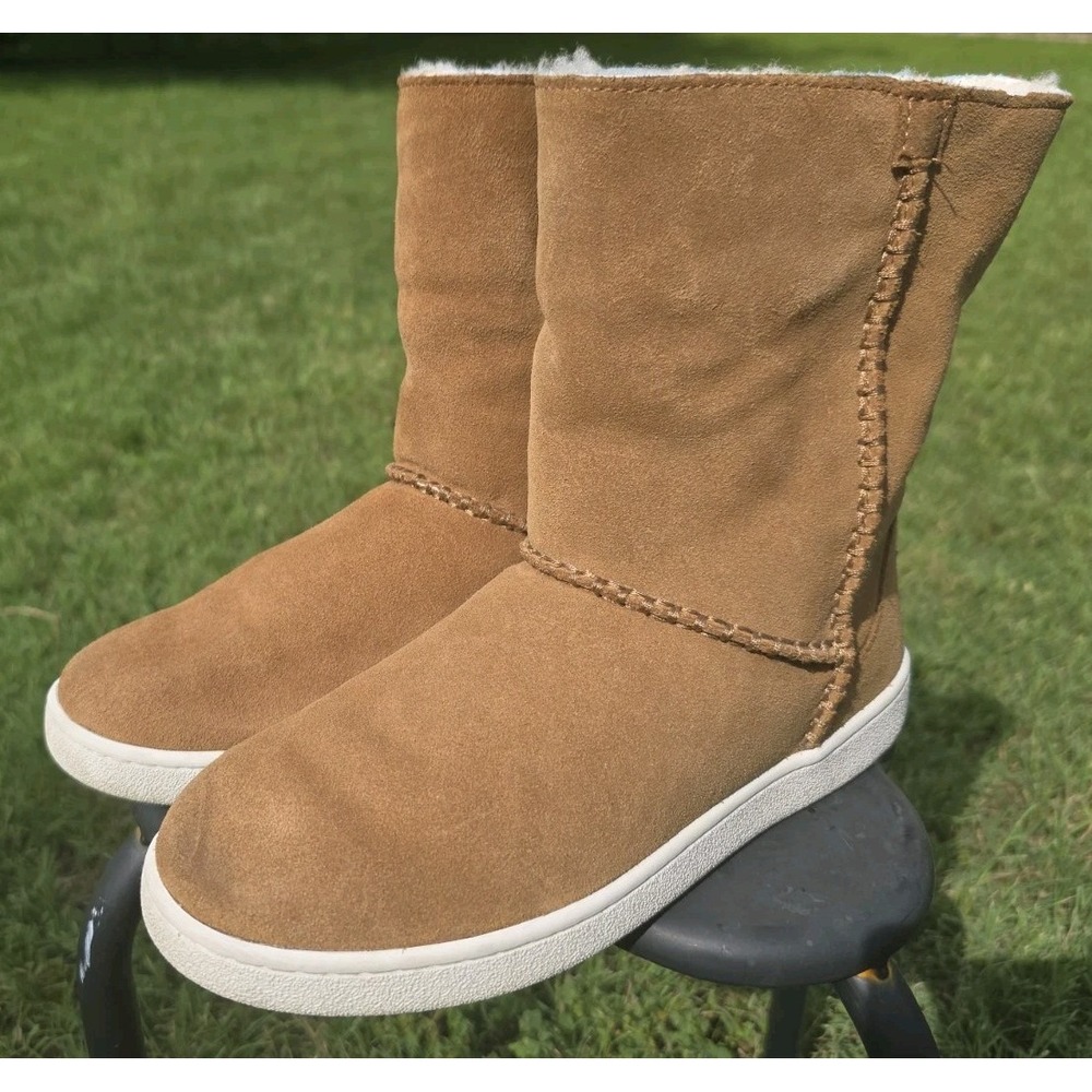 UGG Deaven Chestnut Suede Mid Calf Sneaker Boots 1012501 Mens 8 Womens 10
